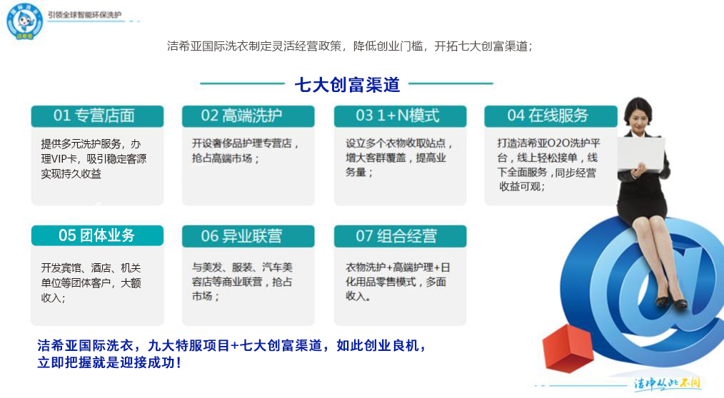 潔希亞國(guó)際洗衣合作優(yōu)勢(shì) 潔希亞國(guó)際洗衣合作優(yōu)勢(shì)